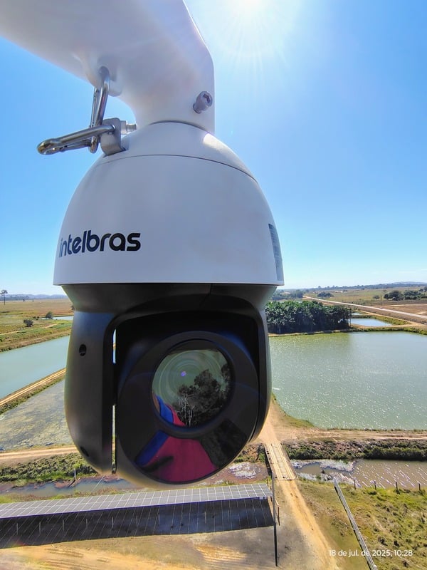 Piscicultura — Sistema Offgrid com Speed Dome — foto 2